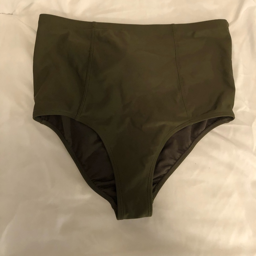 High waisted bikini bottoms